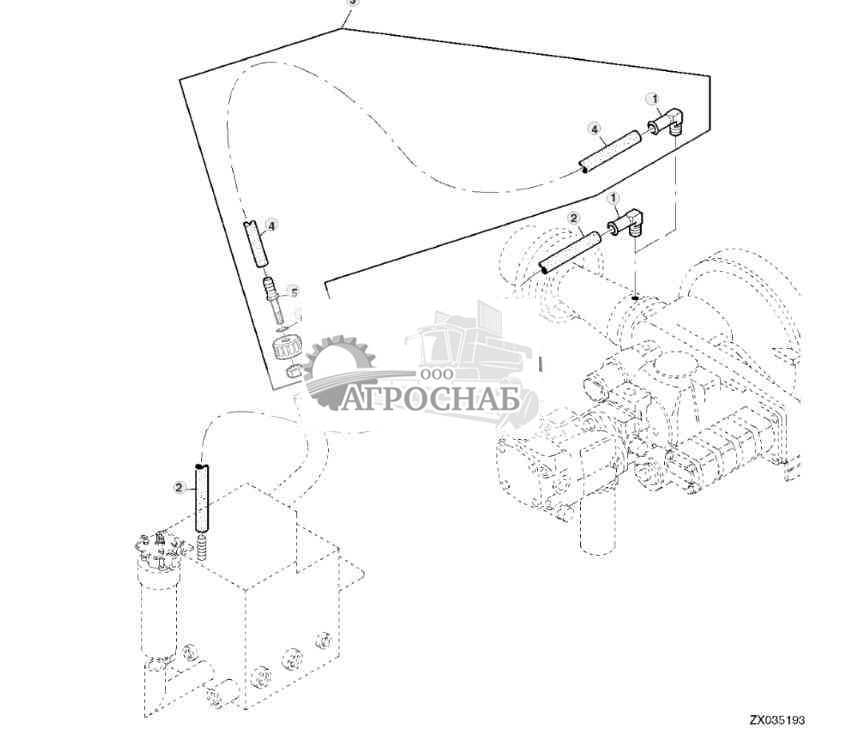 Сапун, картер главной конической шестерни 